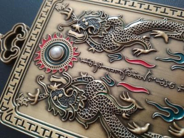 China Medal Badge Chinese Qing Dynasty Order of the Double Dragon,Top copy Replica repro