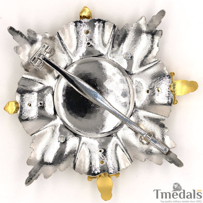 German Order of the Zähringer Lion – Commander Breast Star with Swords Replica