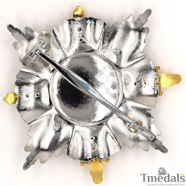 German Order of the Zähringer Lion, Commander Breast Star with Swords top Replica Copy Reproduction