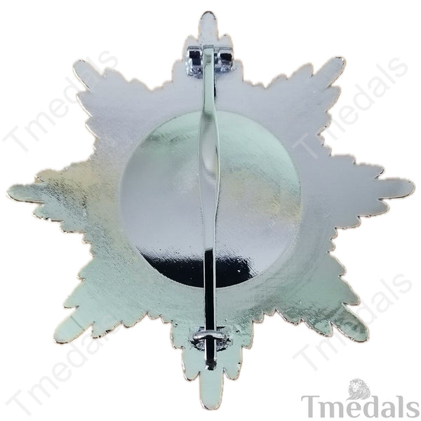 UK British Royal Victorian Order (RVO) Breast Star White Enamel & Gilt Replica