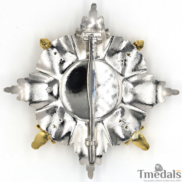 German Order of the Zähringer Lion, Commander Breast Star with Swords top Replica Copy Reproduction