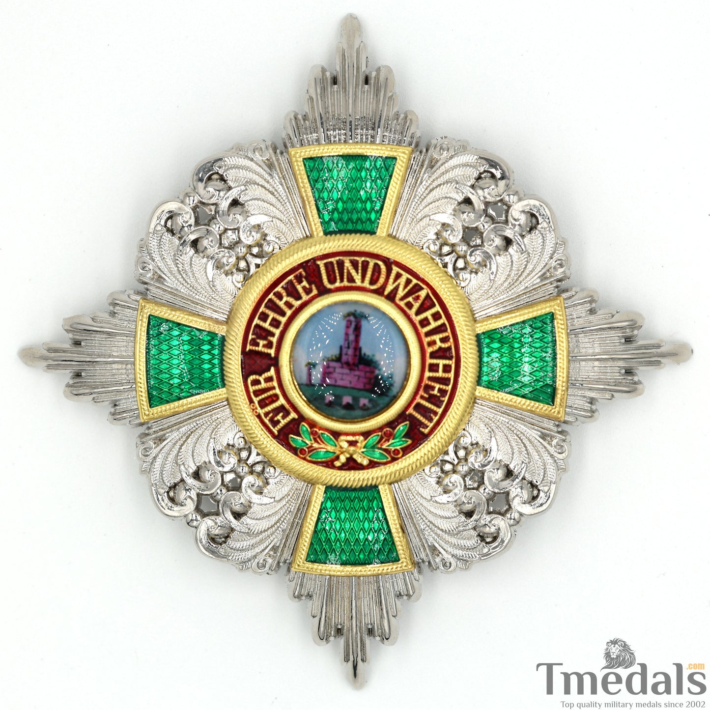 German Order of the Zähringer Lion, Commander Breast Star without Swords Replica