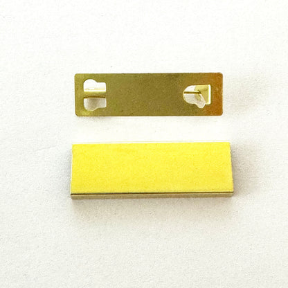 10x Brass Medal Mount Bars for Full-Size Medals – Fits 35–38 mm Ribbons – 10 Pieces