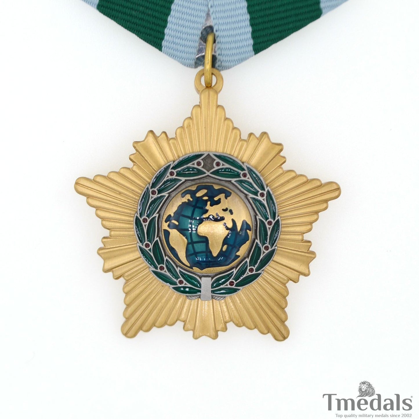 Russia – Order of Friendship Medal Badge – Brass Museum Replica