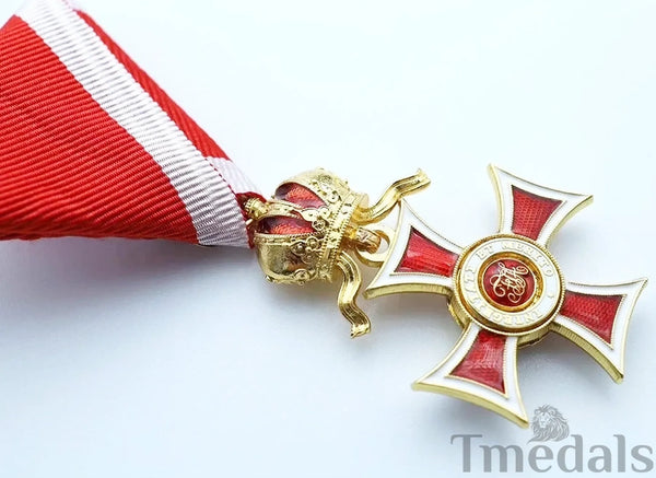 Austria Imperial Order of Leopold Knight Cross Civilian Type Badge Replica