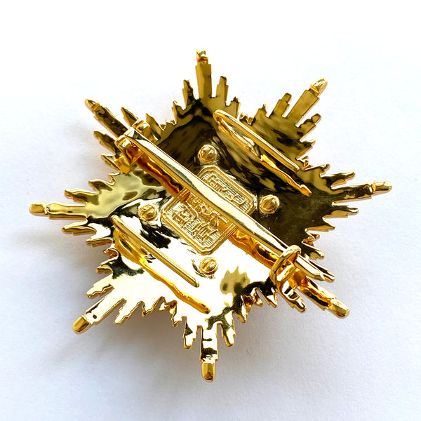 China Medal Order of the Precious Brilliant Golden Grain 2class grade breast star Rare repro replica copy