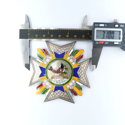 Chinese Republic Order of Weng Tonghe (1830–1904) – Enamel Medal Replica