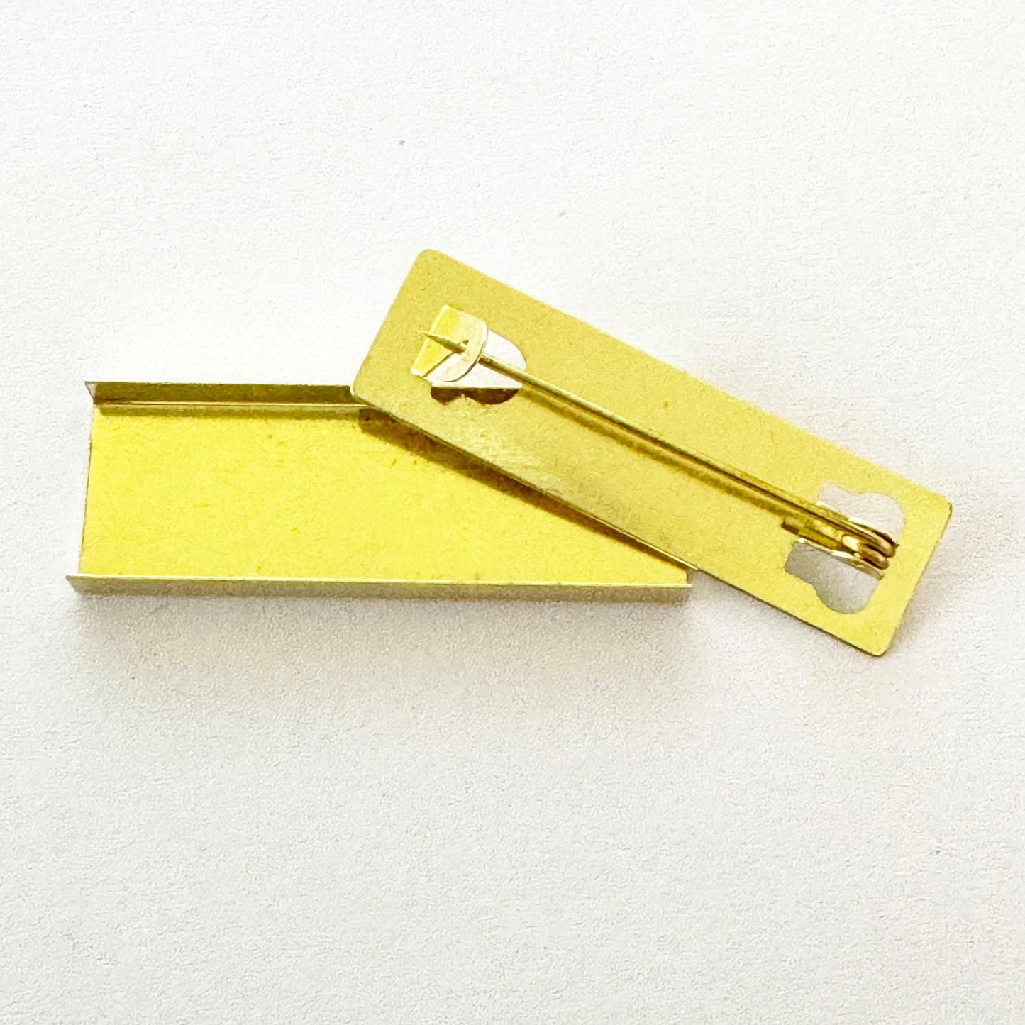 10x Brass Medal Mount Bars for Full-Size Medals – Fits 35–38 mm Ribbons – 10 Pieces