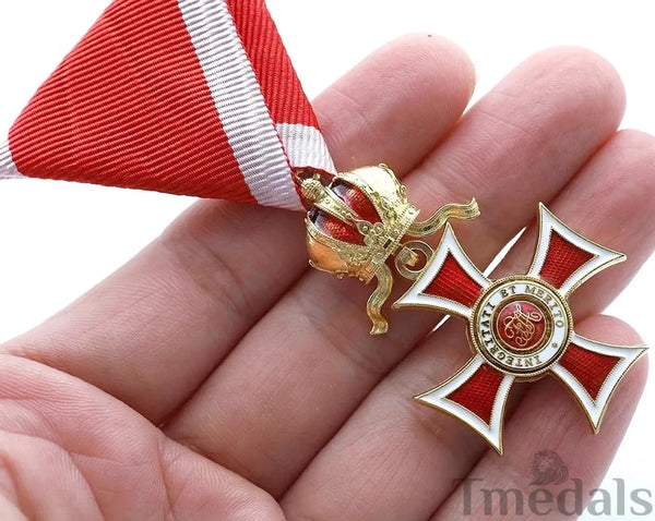 Austria Imperial Order of Leopold Knight Cross Civilian Type Badge Replica