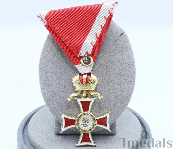 Austria Imperial Order of Leopold Knight Cross Civilian Type Badge Replica