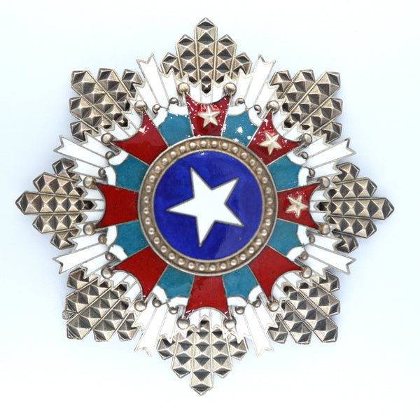 Chinese CHINA-REPUBLIC Order of Brilliant Star Breast star first class top replica copy