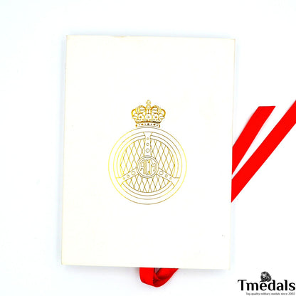 Original Automobile Club de Monaco (ACM) Gold Badge – 2011 Issue, Hard Enamel, 10 × 7.5 cm, Cased