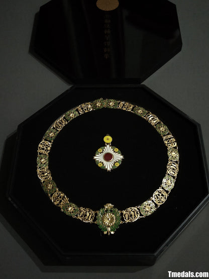 Japan Grand Cordon of the Order of the Chrysanthemum – Full Replica (Copper + Hard Enamel)