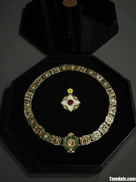 Japan Grand Cordon of the Order of the Chrysanthemum – Full Replica (Copper + Hard Enamel)