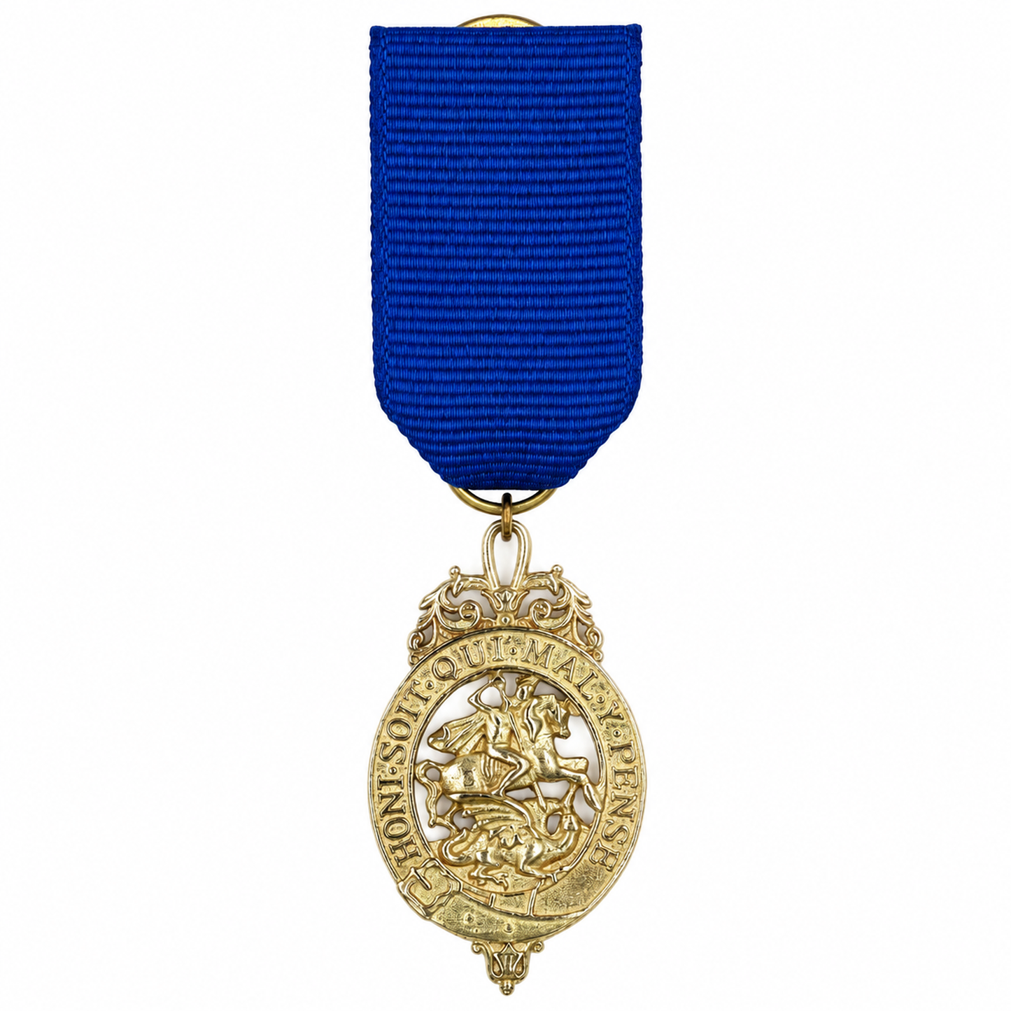 Order of the Garter Miniature Medal Replica Lesser George Blue Ribbon Rare