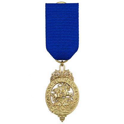 Order of the Garter Miniature Medal Replica Lesser George Blue Ribbon Rare