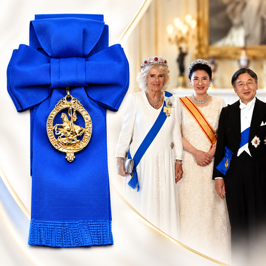 Order of the Garter Ladies' Sash & Lesser George Badge