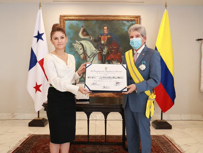 Highest honour of Panama the Order of Manuel Amador Guerrero Grand Cross