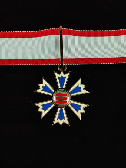 Korea Korean Empire Order of the Palgwae – 3rd Class Neck Ribbon Medal (Full Size Replica)