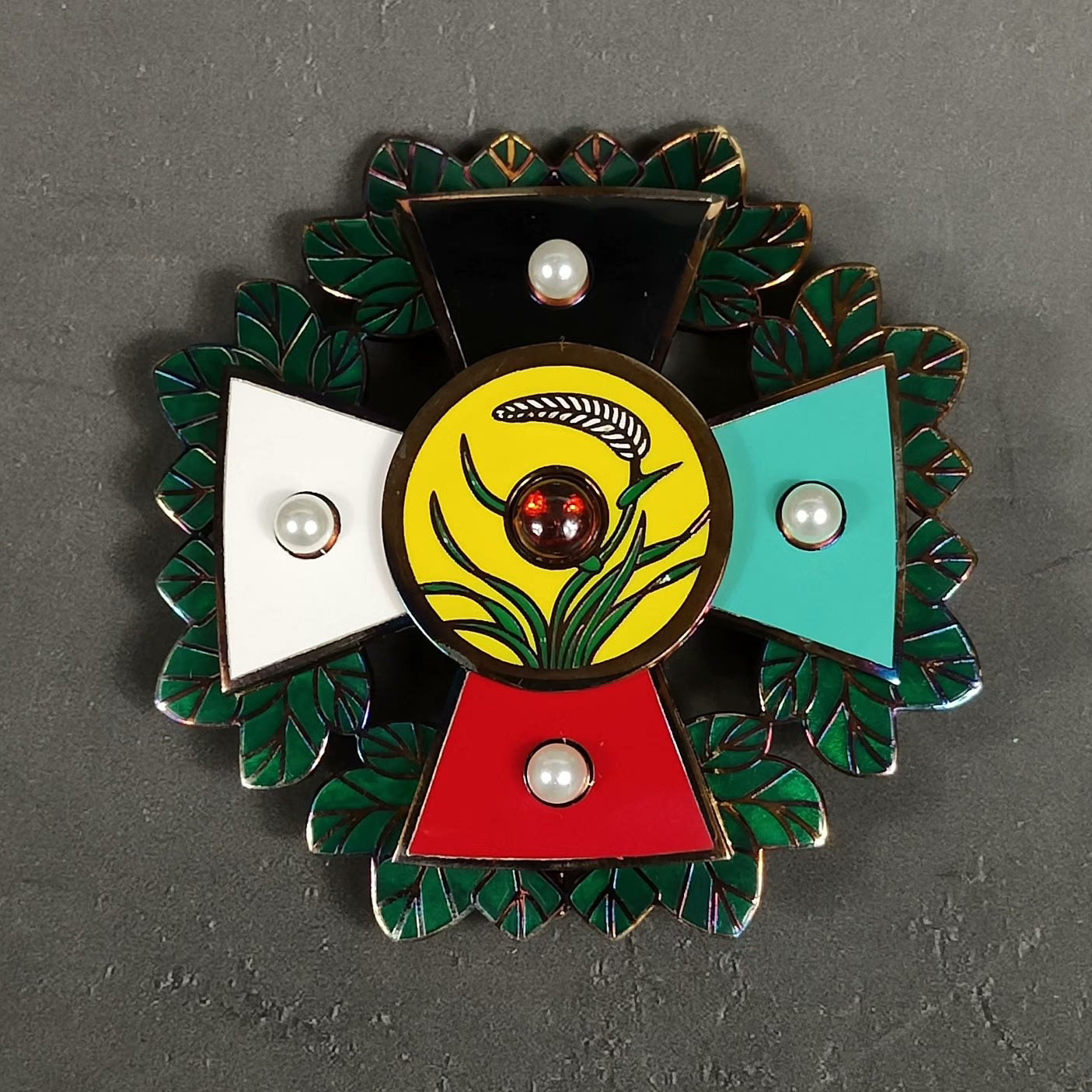 Late Qing Imperial Clan Rank Badge Order Medal – “Buru Bafen Fuguo Gong” (不入八分辅国公) | Replica