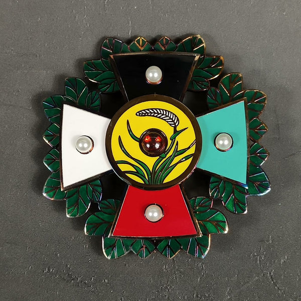 Late Qing Imperial Clan Rank Badge Order Medal – “Buru Bafen Fuguo Gong” (不入八分辅国公) | Replica