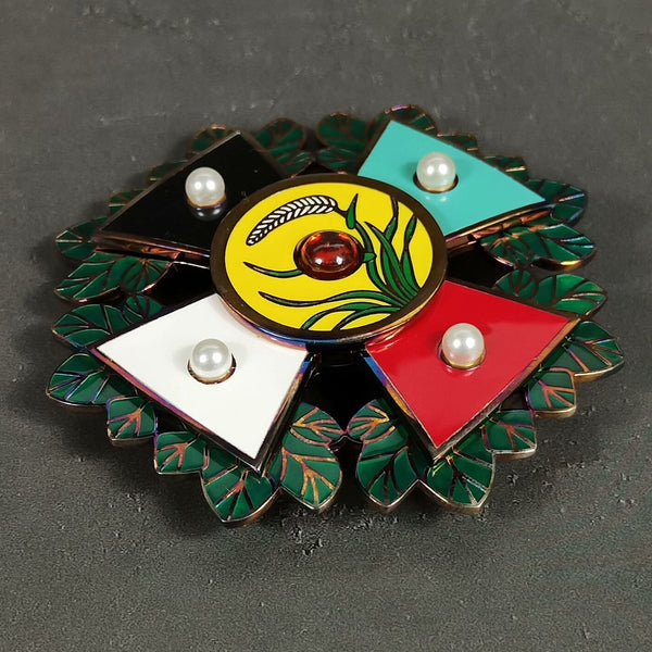 Late Qing Imperial Clan Rank Badge Order Medal – “Buru Bafen Fuguo Gong” (不入八分辅国公) | Replica