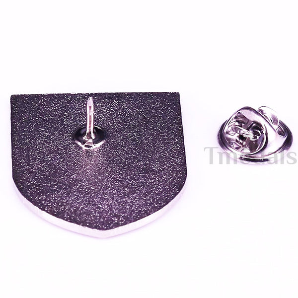 German Luftwaffe Shield Eagle Enamel Pin Badge Black White Red – Reproduction