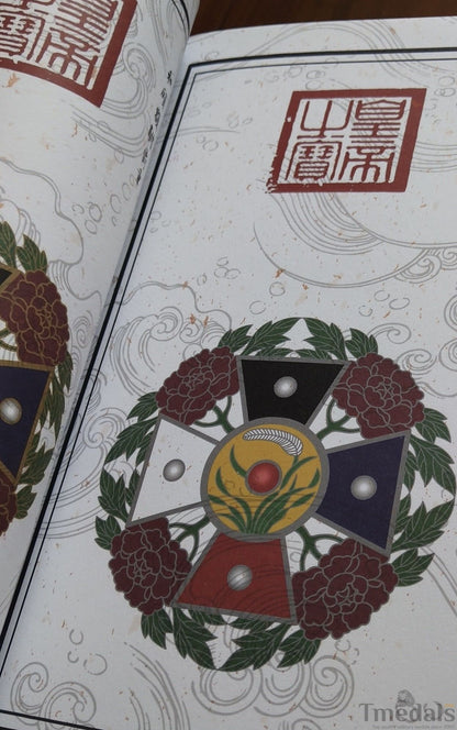 China the collection of Qing Dynasty chinese medals orders badge book