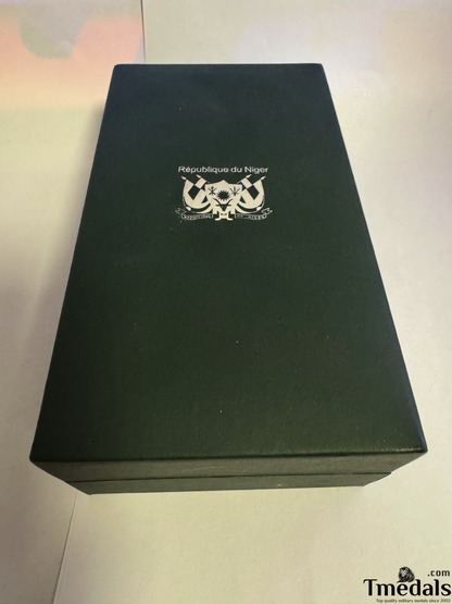 National Order of Niger – Officer Class with Chest Ribbon, Ribbon Bar, and Box (Original)