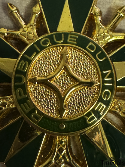 National Order of Niger – Officer Class with Chest Ribbon, Ribbon Bar, and Box (Original)