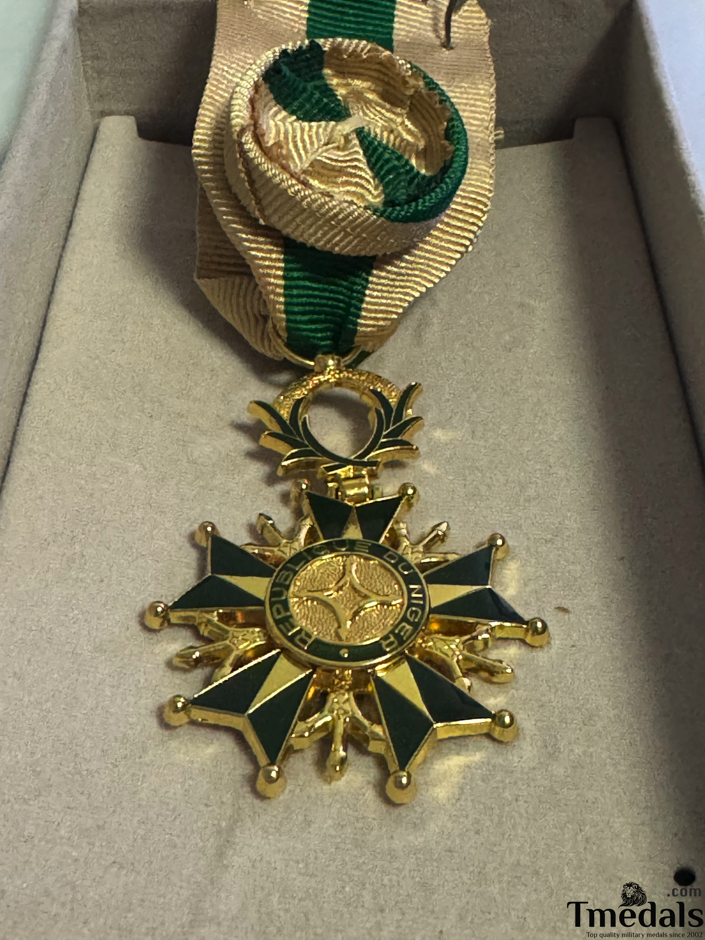 National Order of Niger – Officer Class with Chest Ribbon, Ribbon Bar, and Box (Original)