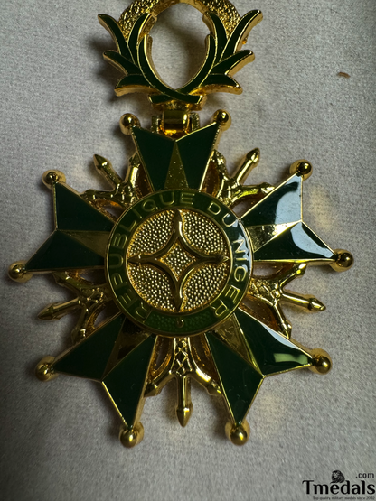 National Order of Niger – Officer Class with Chest Ribbon, Ribbon Bar, and Box (Original)