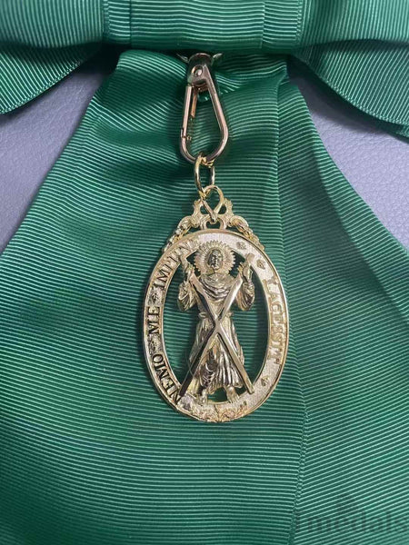 UK Order of the Thistle Badge Saint Andrew Replica Brass Gilt Full-Size Museum copy reproduction repro