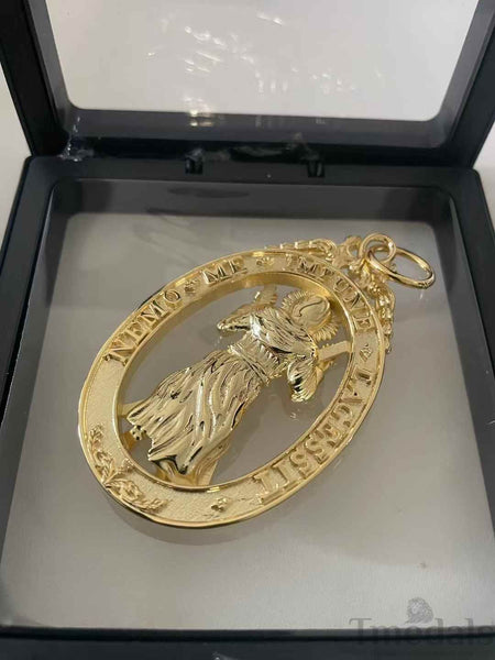 UK Order of the Thistle Badge Saint Andrew Replica Brass Gilt Full-Size Museum copy reproduction repro
