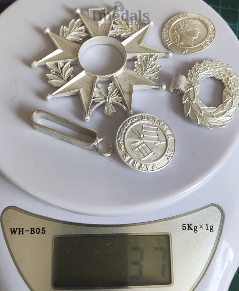 French Legion of Honour – Commander Class Medal (Commandeur) – Pure Silver 🇫🇷 replica