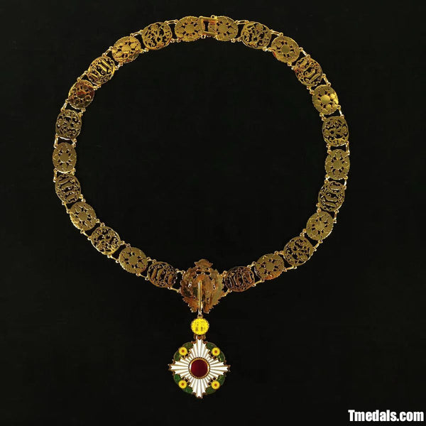 Japan Grand Cordon of the Order of the Chrysanthemum – Full Replica (Copper + Hard Enamel)