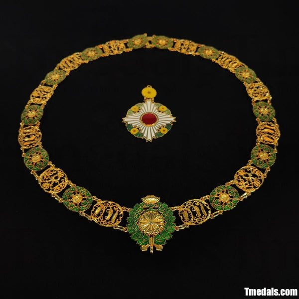 Japan Grand Cordon of the Order of the Chrysanthemum – Full Replica (Copper + Hard Enamel)