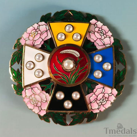 Cased China Republic, the order of Rank and merit, first Class Medal, Repro Replica