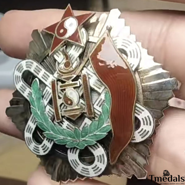 Mongolia Order of the Red Banner of Military Valour-925 Silver Type 2 Replica