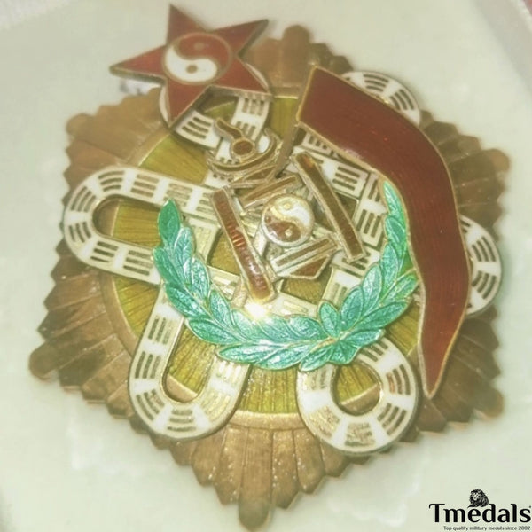 Mongolia Order of the Red Banner of Military Valour-925 Silver Type 2 Replica