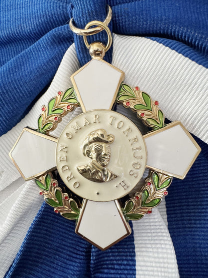 Panama – Order of Omar Torrijos Medal Badge – Original Full Set with Box