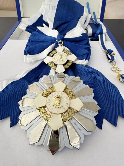 Panama – Order of Omar Torrijos Medal Badge – Original Full Set with Box