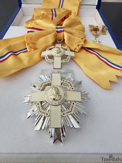 Highest honour of Panama the Order of Manuel Amador Guerrero Grand Cross