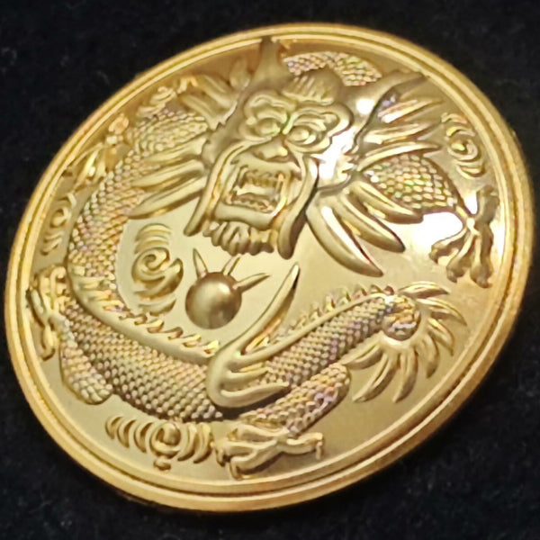 Chinese Qing Dynasty Army Cap Badge – Dragon Roundel Late Qing Replica