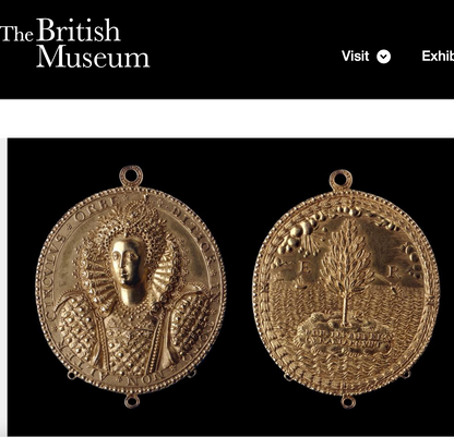 Queen Elizabeth I Armada Medal Replica – Solid Copper with Chain