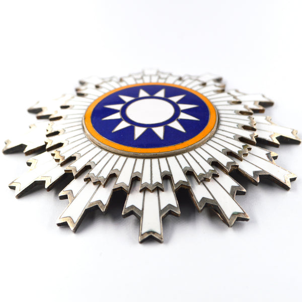 Chinese CHINA REPUBLIC Order of Blue Sky and White Sun 1st first class medal badge Replica copy