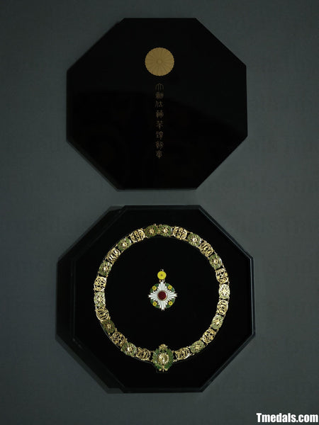 Japan Grand Cordon of the Order of the Chrysanthemum – Full Replica (Copper + Hard Enamel)