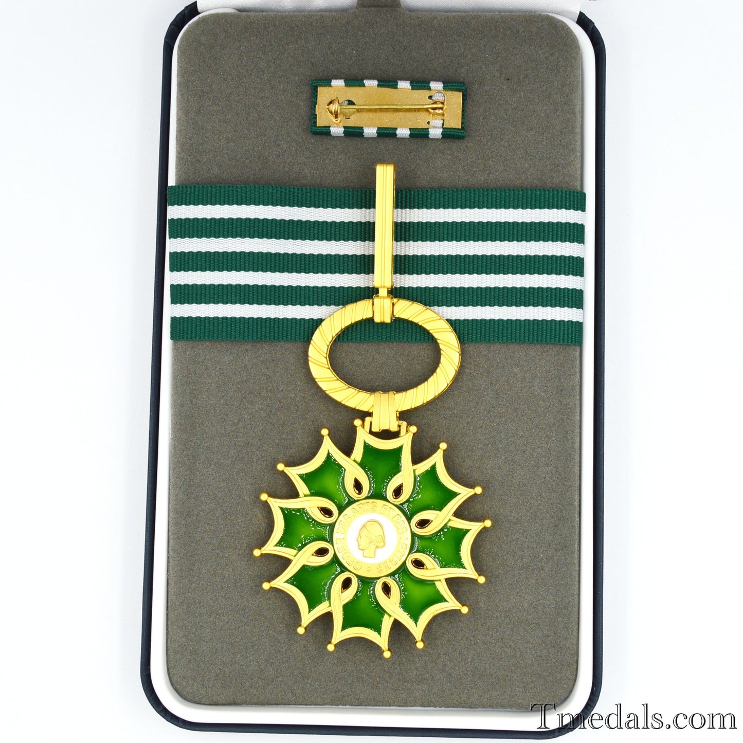 French Order of the Arts and Letters Commander Degree – Full-Size Museum Replica with Case