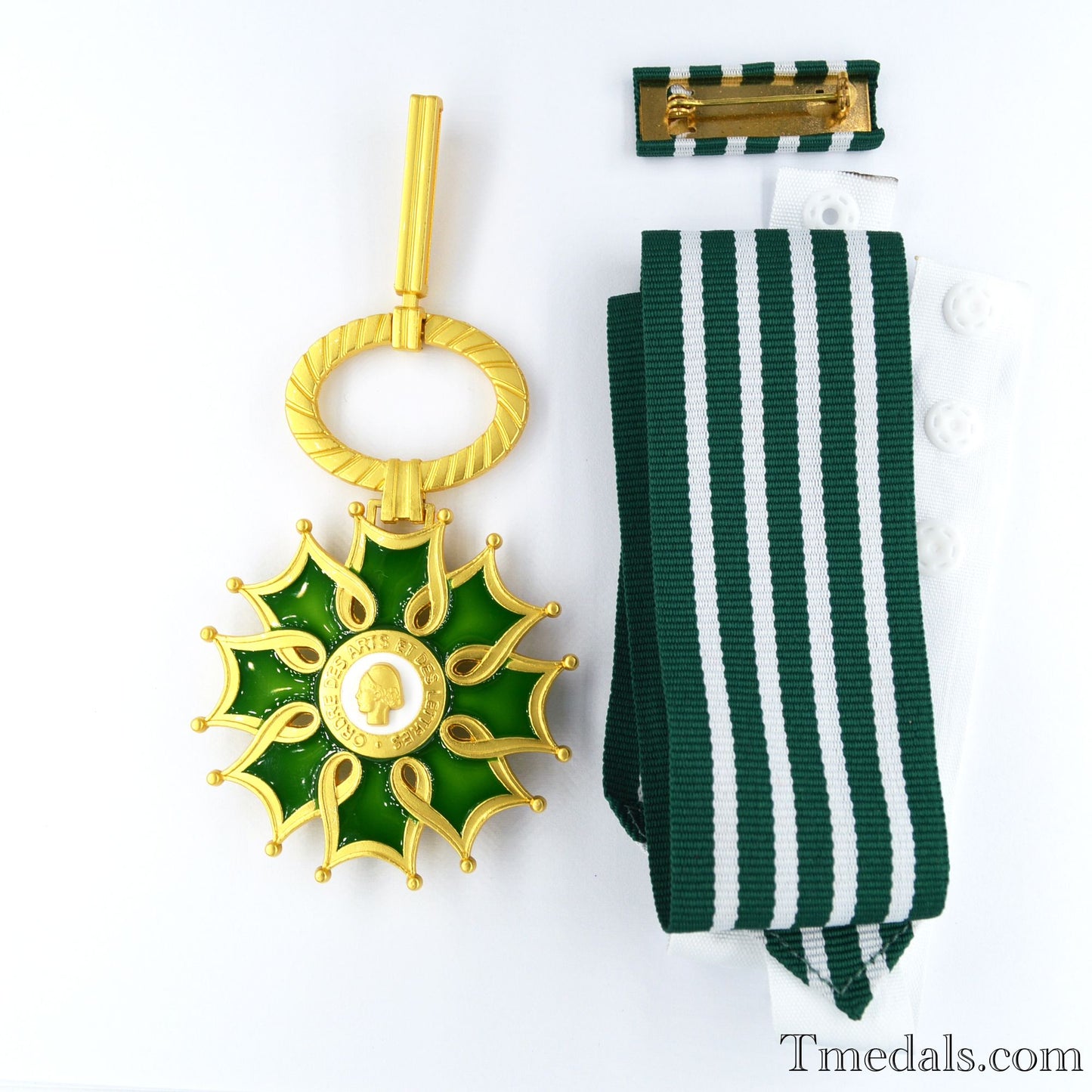 French Order of the Arts and Letters Commander Degree – Full-Size Museum Replica with Case
