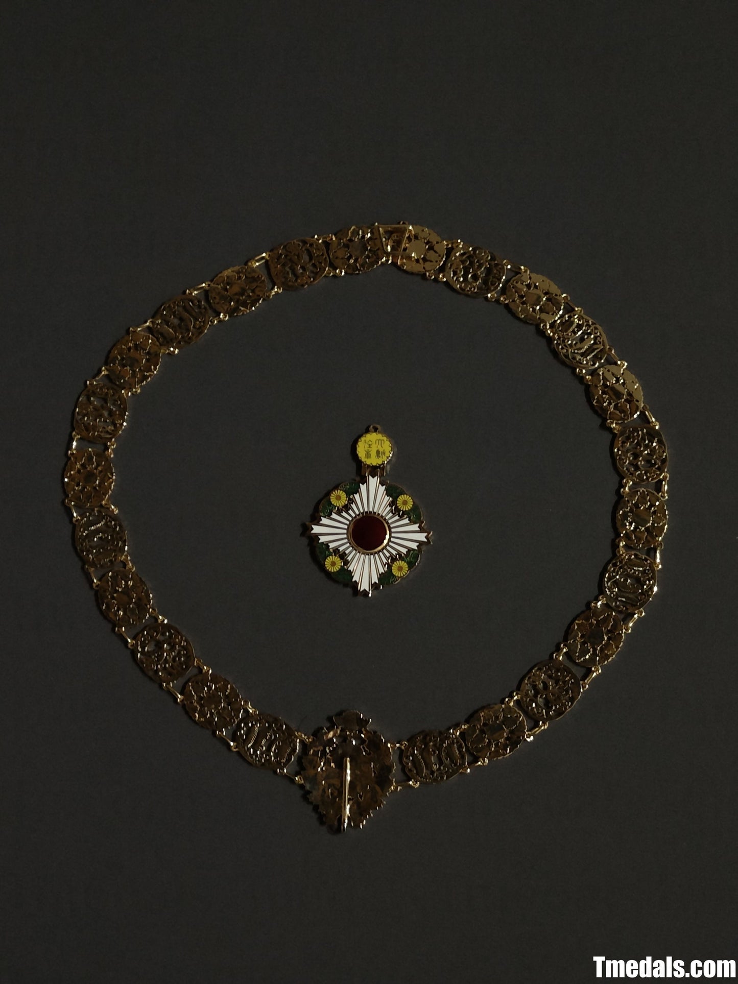 Japan Grand Cordon of the Order of the Chrysanthemum – Full Replica (Copper + Hard Enamel)